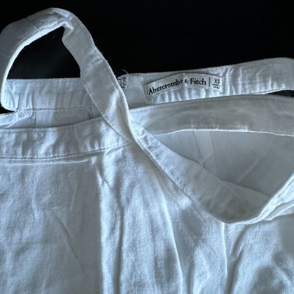 Abercrombie white linen criss-cross skirt size XS - Picture 4 of 5